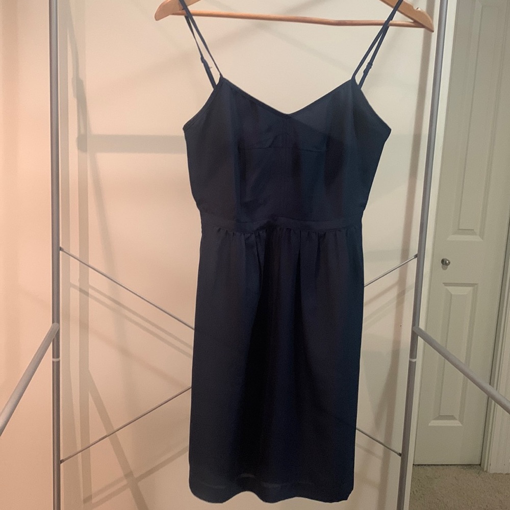 Very pretty navy blue dress from J Crew